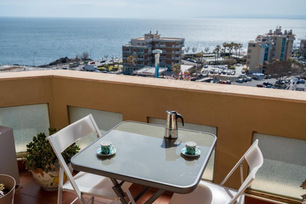 Catania Seaview Apartment With Balcony Eksteriør bilde