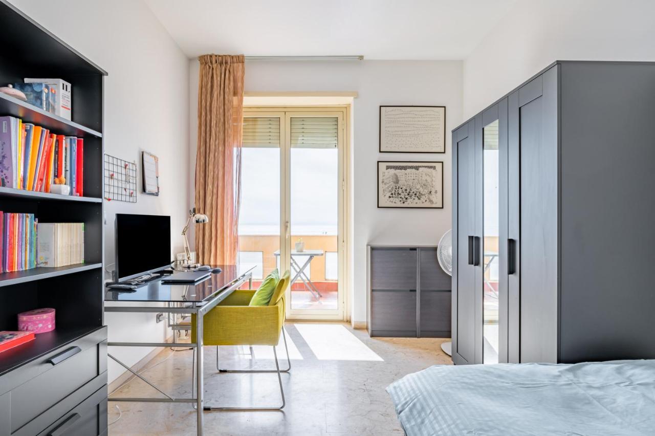 Catania Seaview Apartment With Balcony Eksteriør bilde
